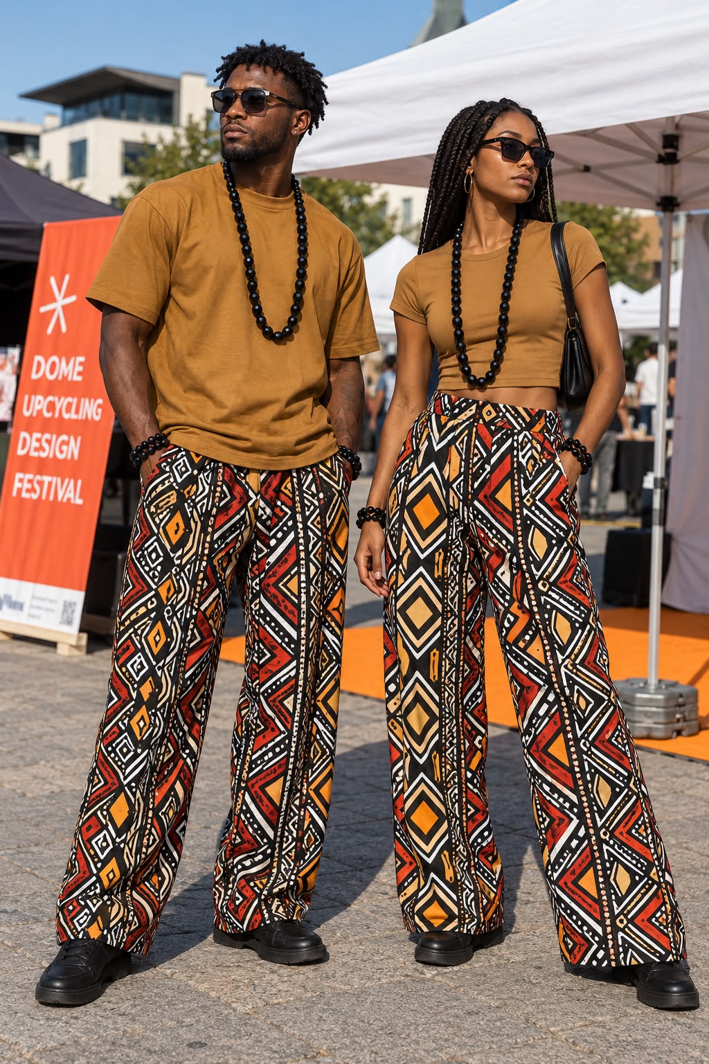 Ankara Unisex Trousers - Image 1