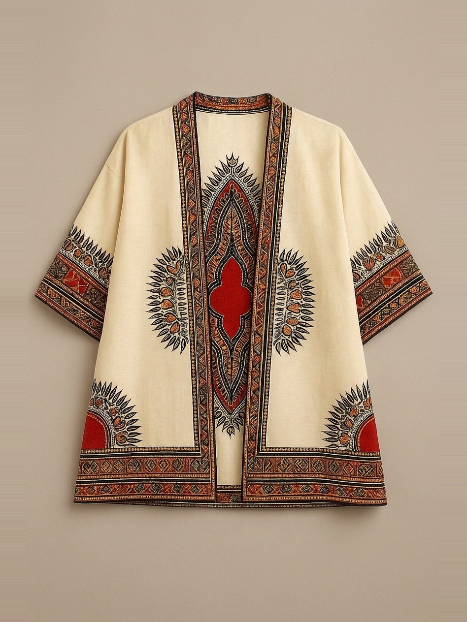 Dashiki Kimono Jacket - Image 1