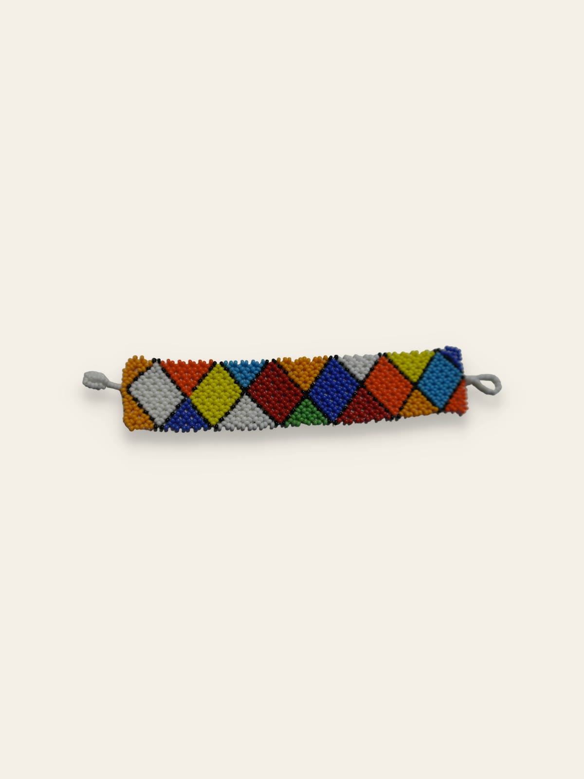Harlequin Diamond Beaded Cuff — Carnival - Image 1